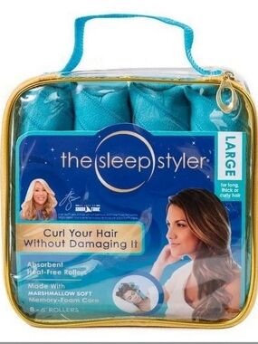 The Sleep Styler Set Of 2 Small/Large Hair Rollers